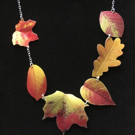 Autumn walk necklace