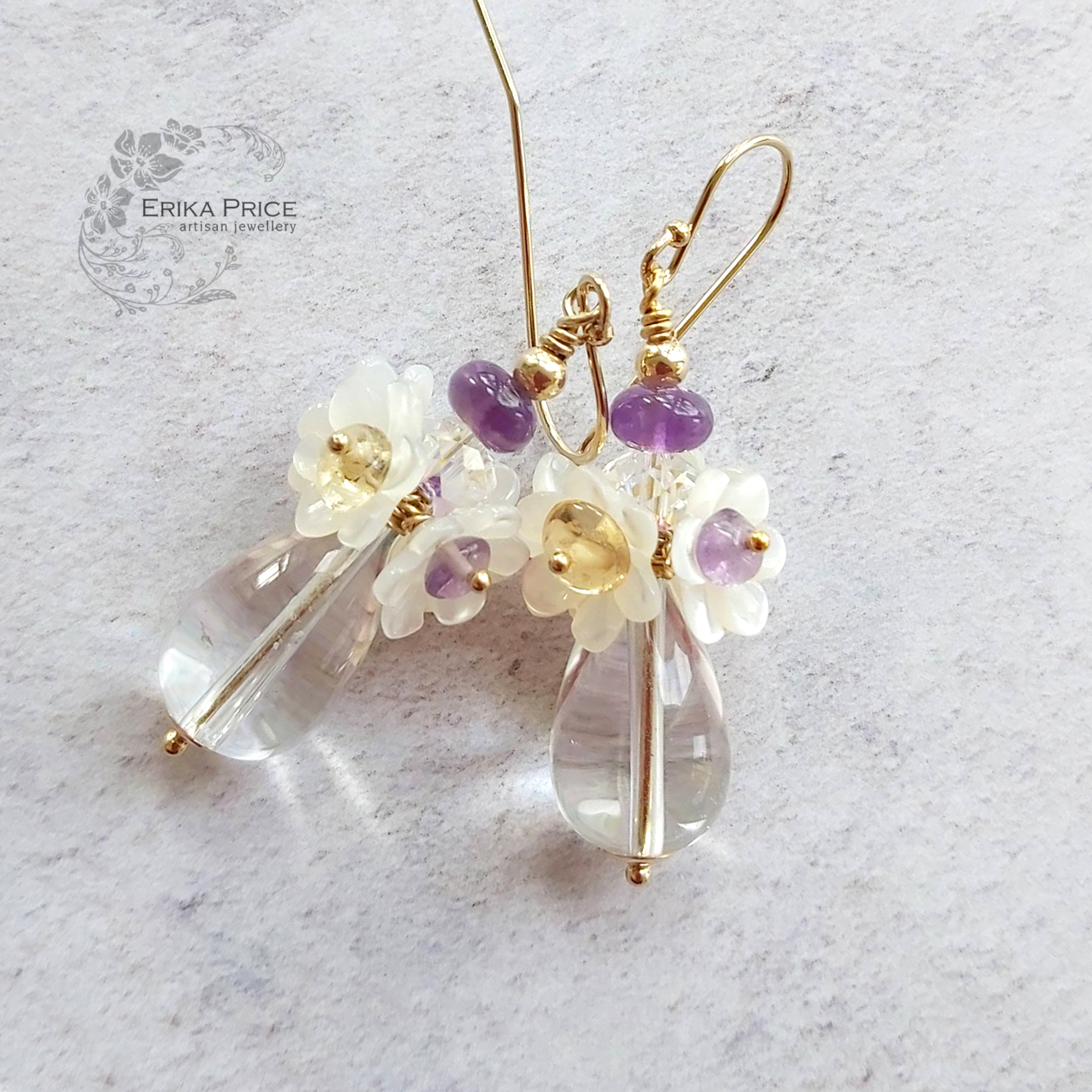 Ethereal Raindrop Earrings (SON 404) Erika Price by Erika