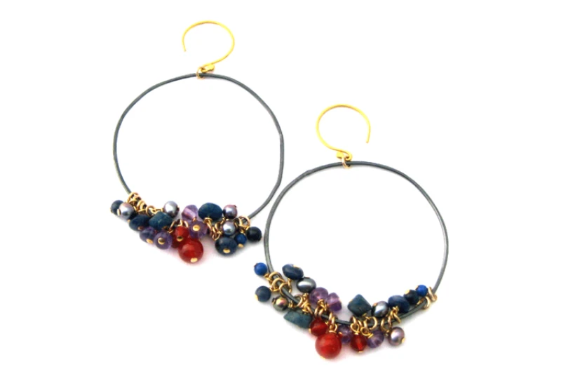 Daybreak earrings. Twiight.