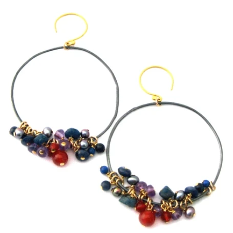 Daybreak earrings. Twiight.