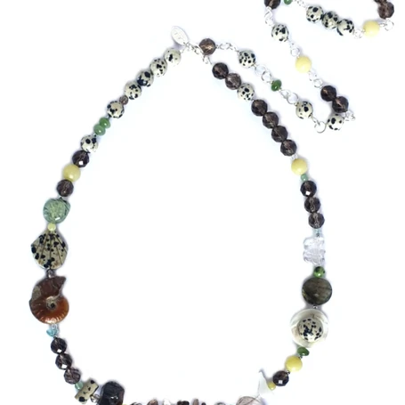 Earth Treasure necklace, Dawn