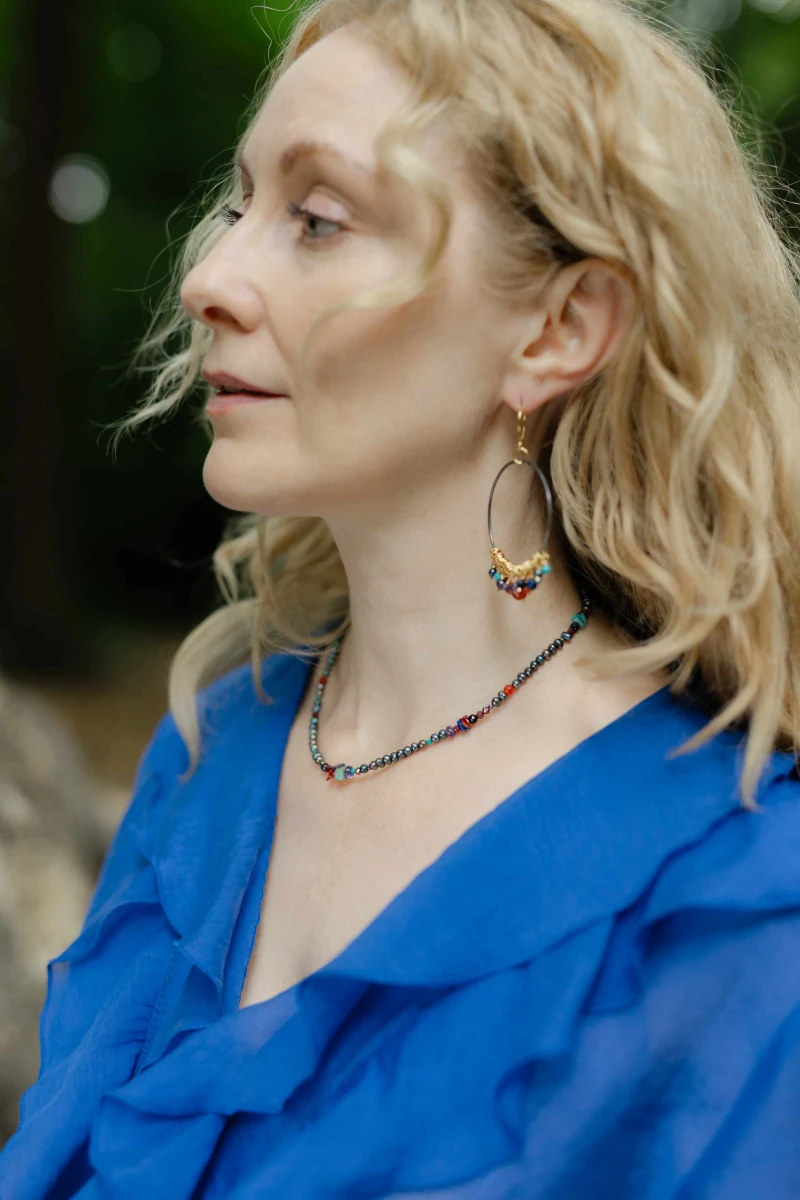 Daybreak earrings, Fragment necklace, Twilight.