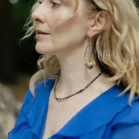 Daybreak earrings, Fragment necklace, Twilight.