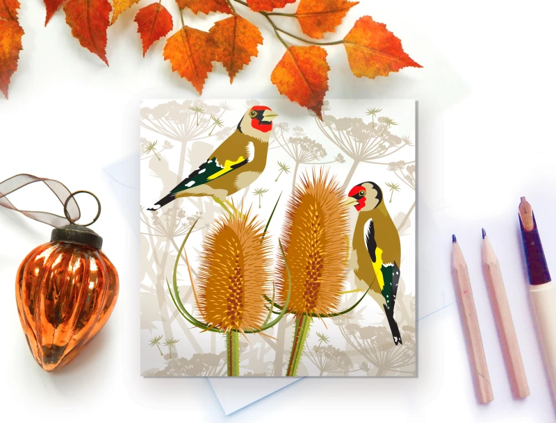 British Birds - Goldfinch Card
