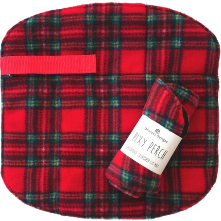 Red Tartan Fleece Pixy Perch