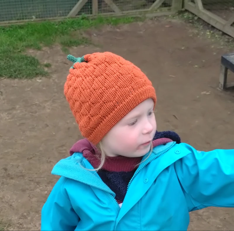 Kids Bumpy Pumpkin Hat