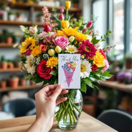 SMALL FLORAL TRIBUTE CARDS