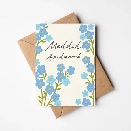 Meddwl Amdanoch ‘Thinking of you Forget me not flower