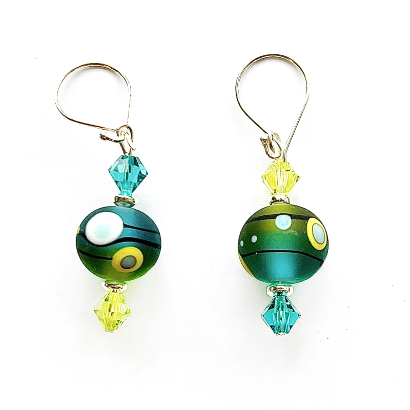 Handmade Lampwork Glass Earrings