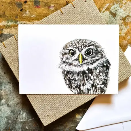 Little Owl - blank card - HLB22