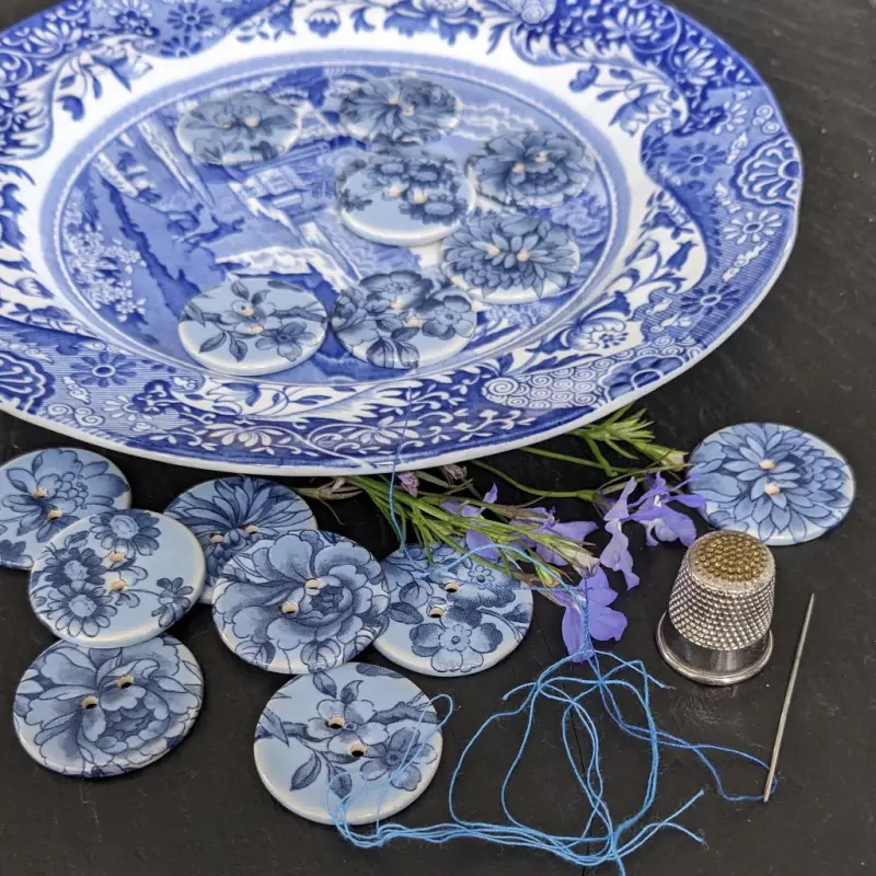 Ceramic Buttons - Floral Range