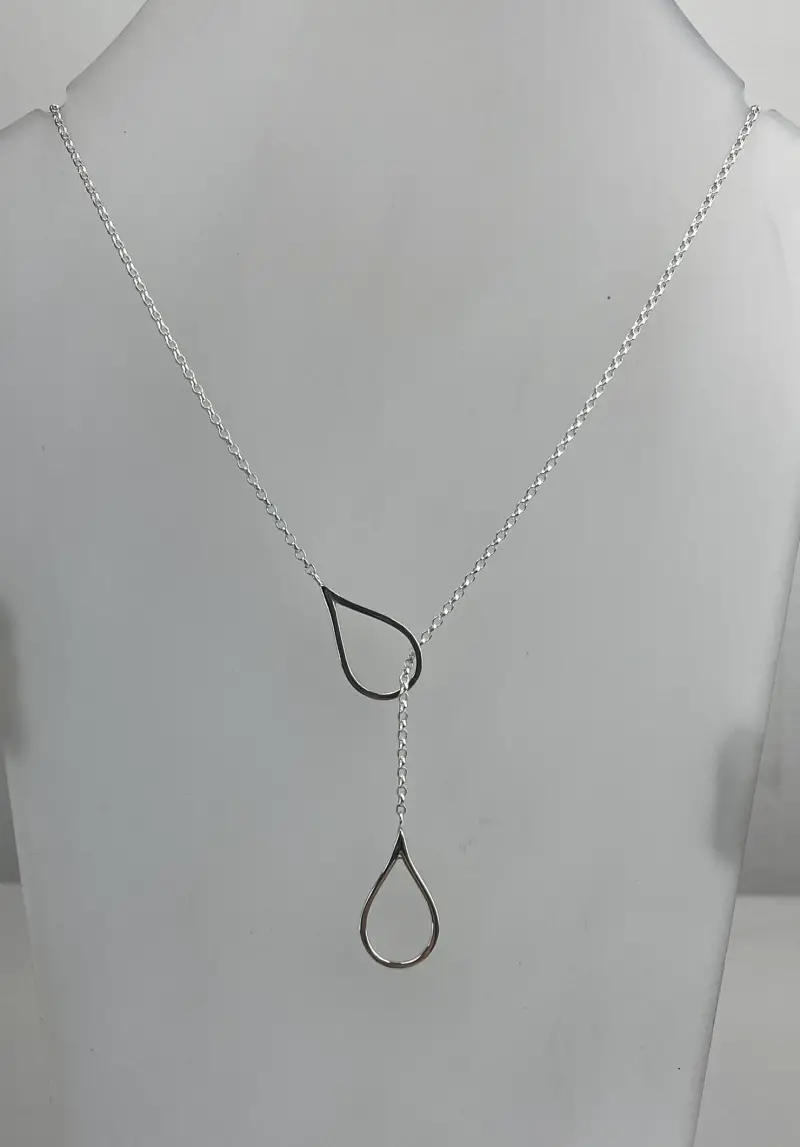 Droplet Lariat necklace