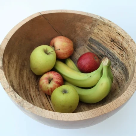 large deep fruit bowl. Spalted oak