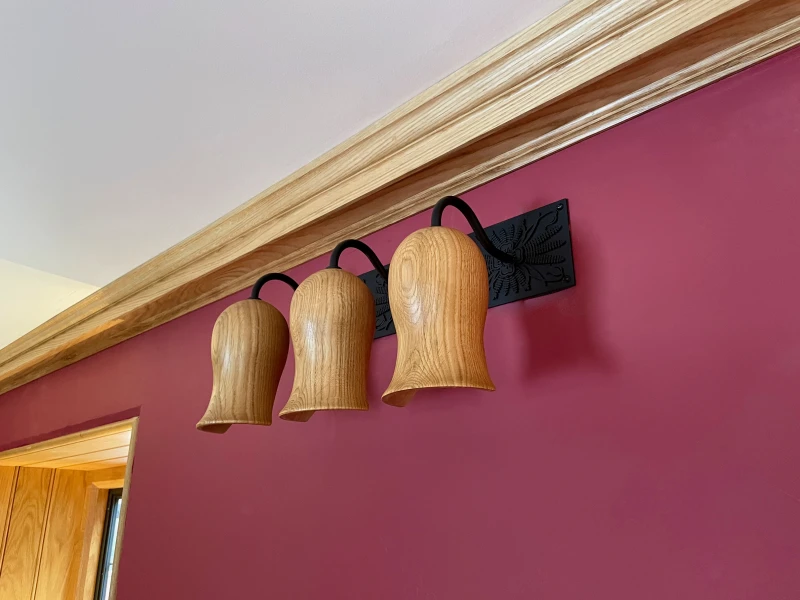 Specialised light shades solid Oak