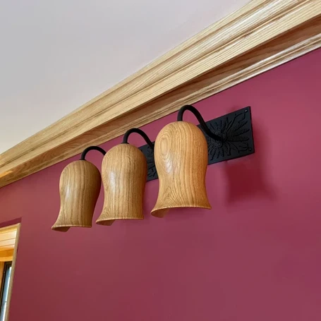 Specialised light shades solid Oak