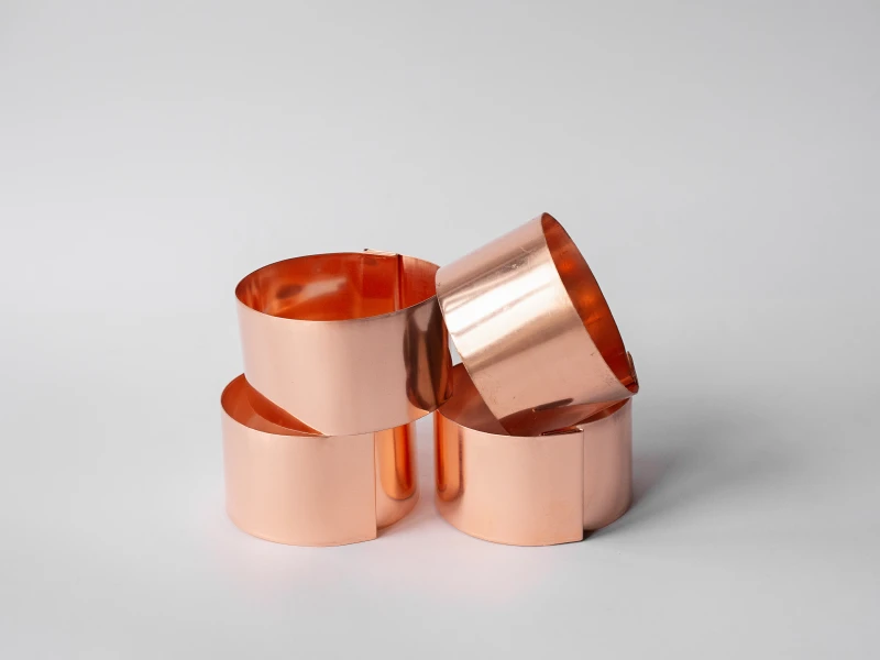 Handmade Copper Plant Rings