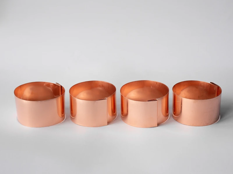 Handmade Copper Plant Rings