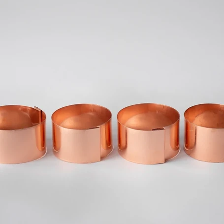 Handmade Copper Plant Rings