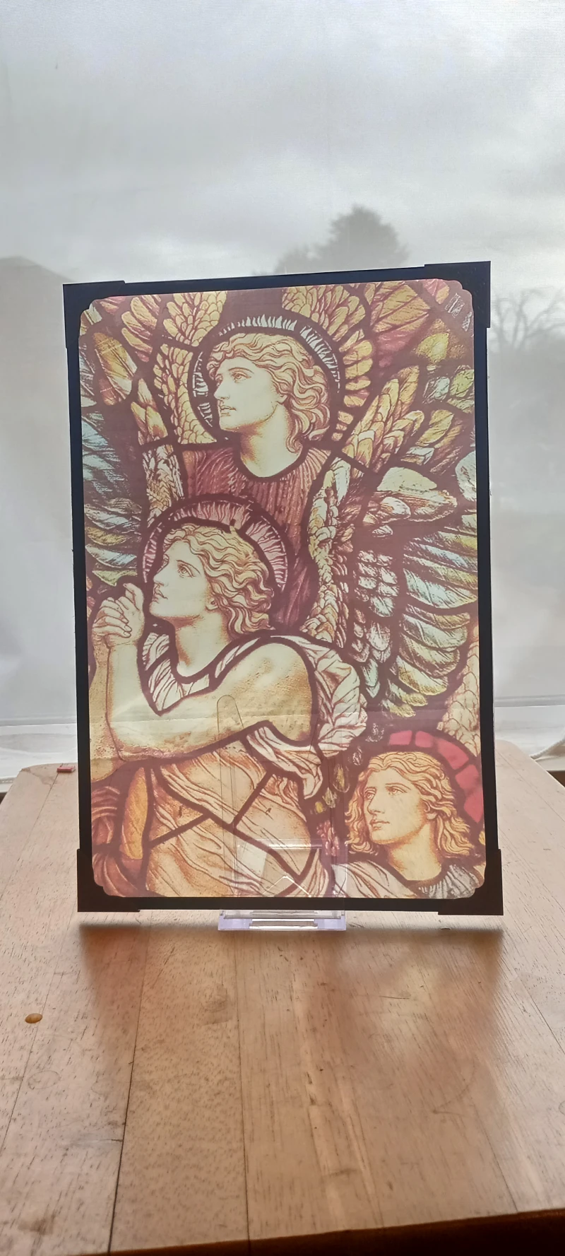 Angels of Creation Stained Glass Effect Panel