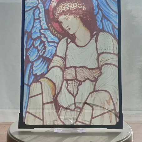 St Catherine of Alexandria Stained Glass Effect Panel