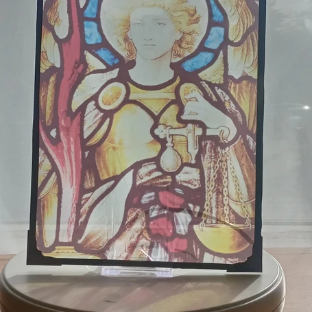 Justice - Stained Glass Effect Panel