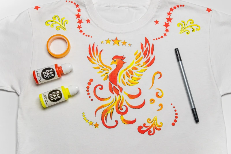 Phoenix T-shirt Painting Craft Kit