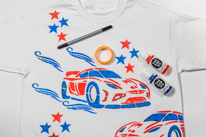 Sports Car T-shirt Painting Craft Kit