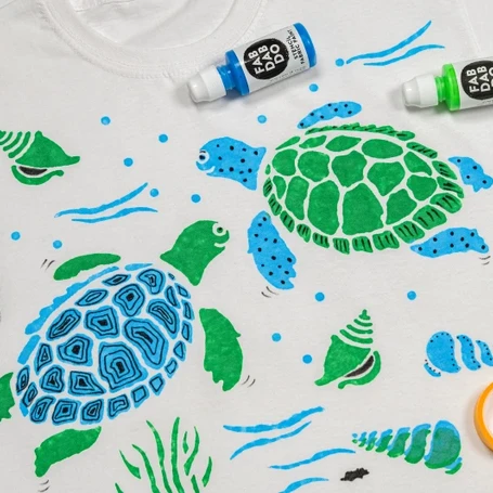 Turtle T-shirt Painting Craft Kit