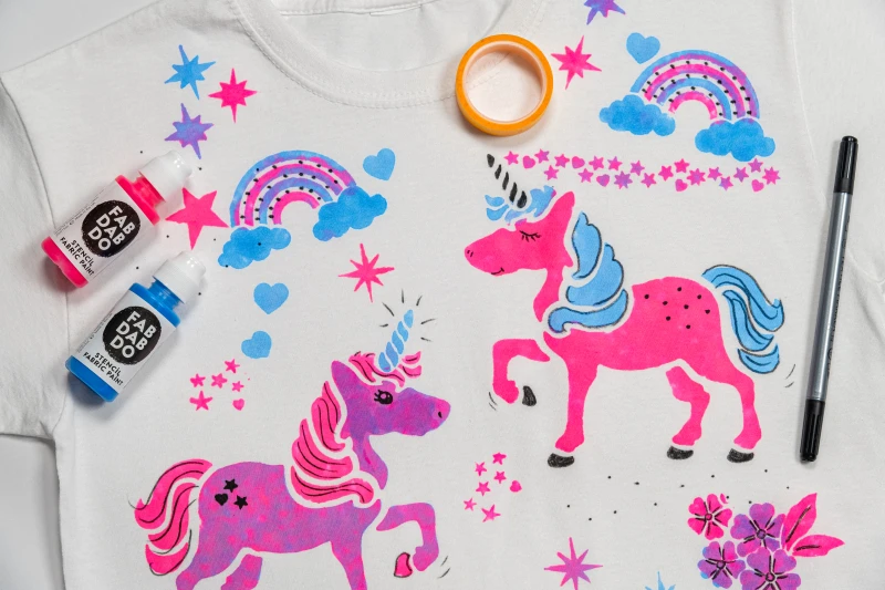 Unicorn T-shirt Painting Craft Kit