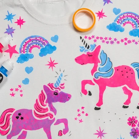 Unicorn T-shirt Painting Craft Kit