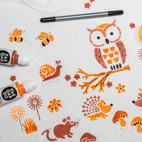 Woodland T-shirt Painting Craft Kit