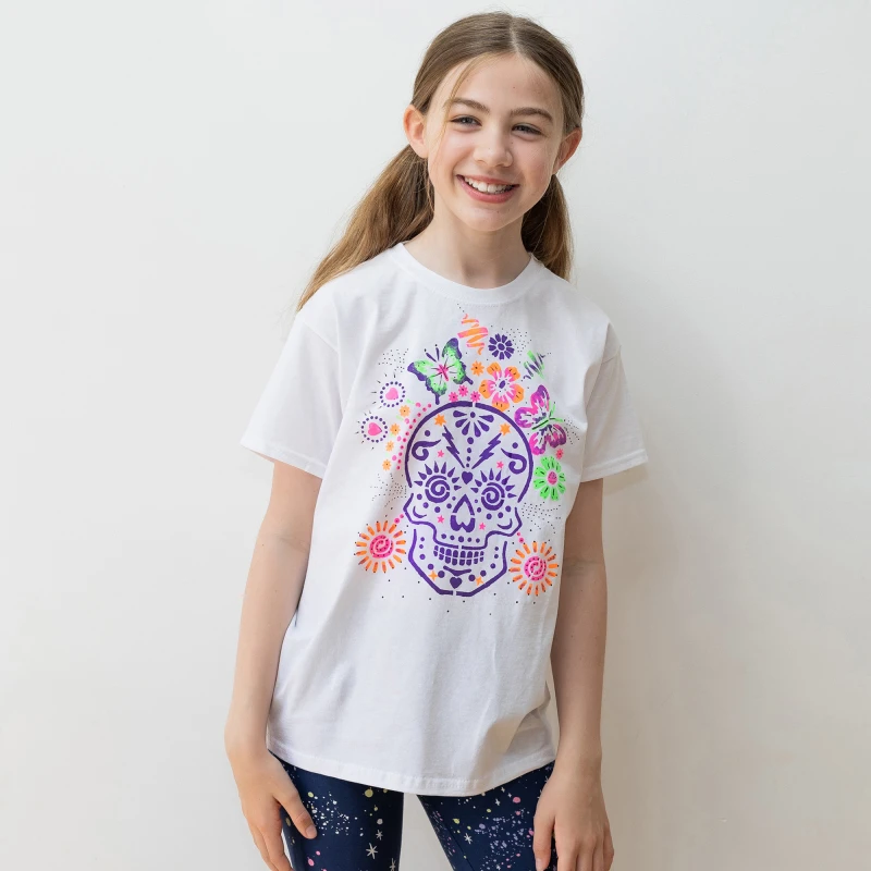 Sugar Skull T-shirt Painting Craft Kit