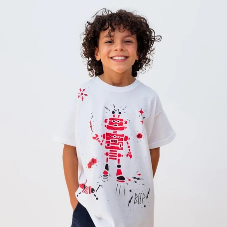 Robot T-shirt Painting Craft Kit