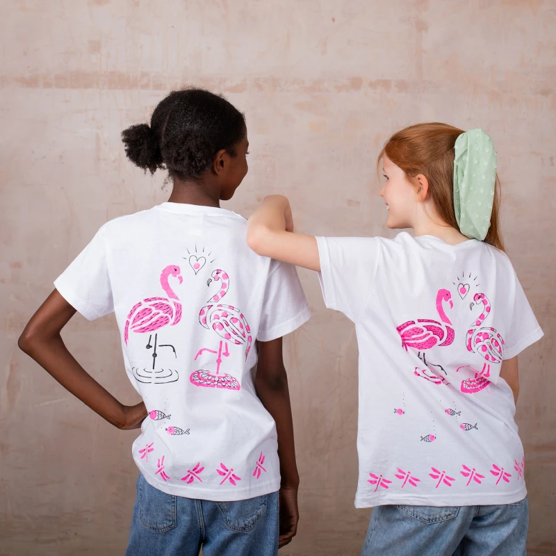 Flamingo T-shirt Painting Craft Kit