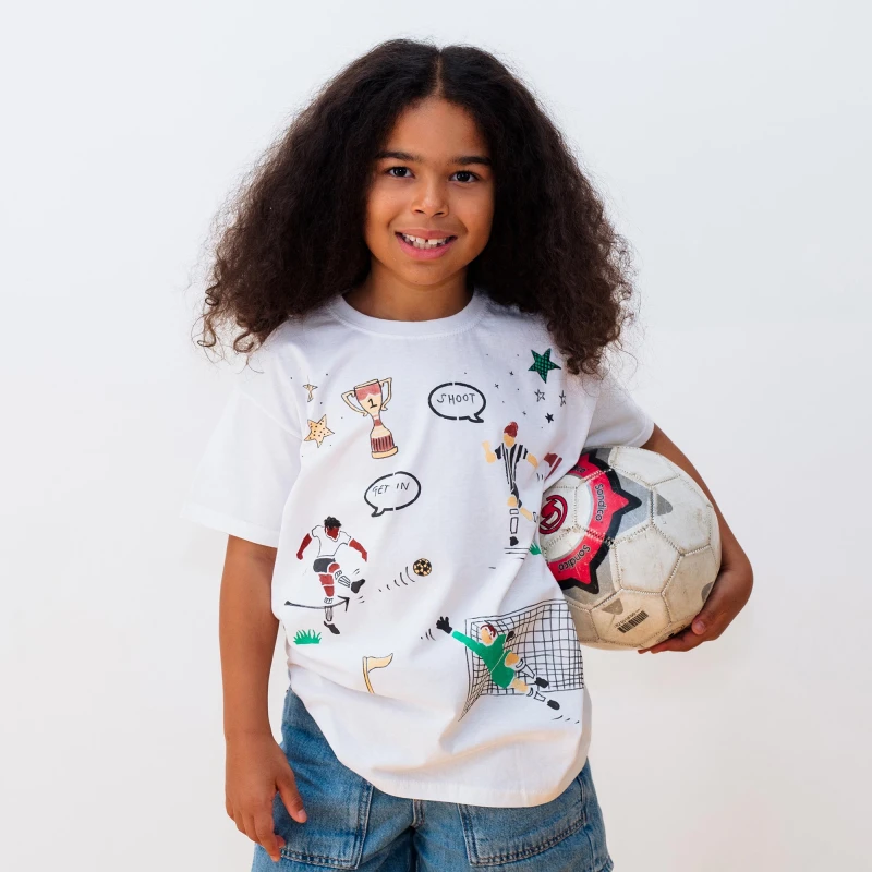 Football T-shirt Painting Craft Kit