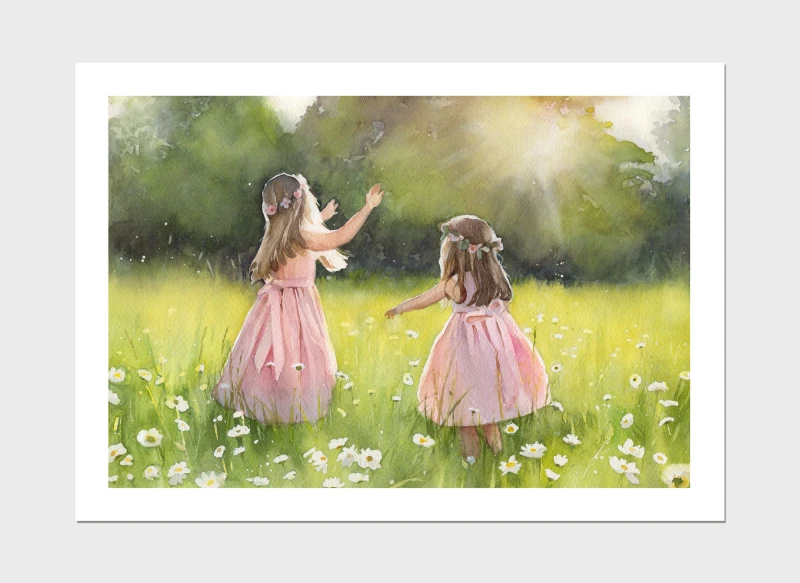 'Summer Daze' Watercolour Giclee Print