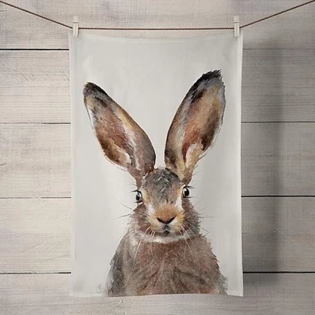 Hare Tea Towel