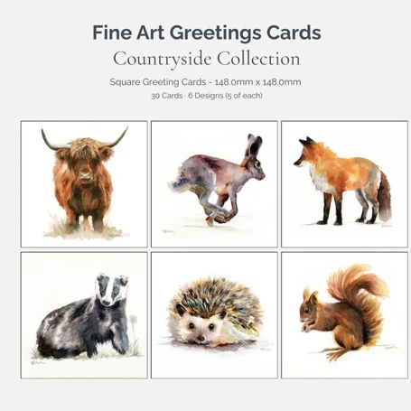 Countryside Collection Art Card Bundle – 30 Cards