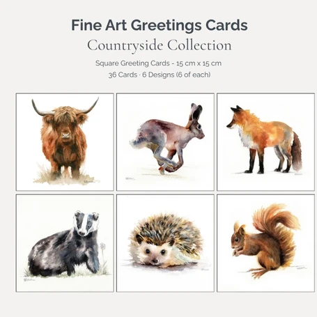 Countryside Collection Art Card Bundle – 36 Cards