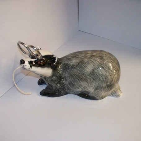 Ceramic Badger String Holder