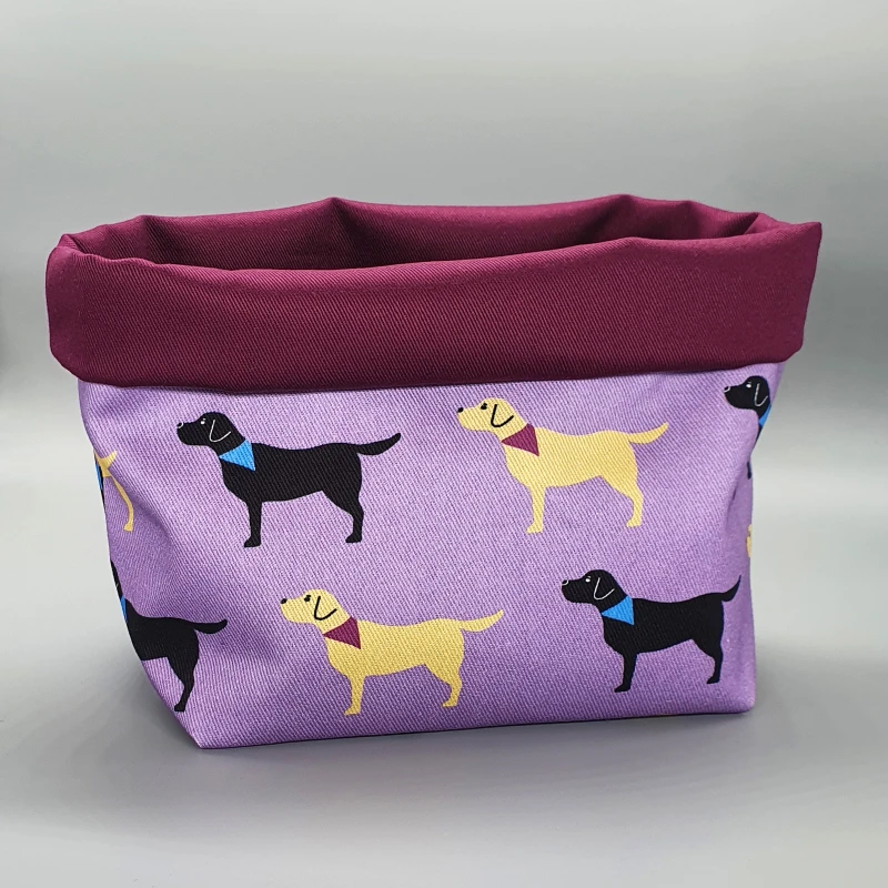 Labradors-Fabric-Storage-Basket