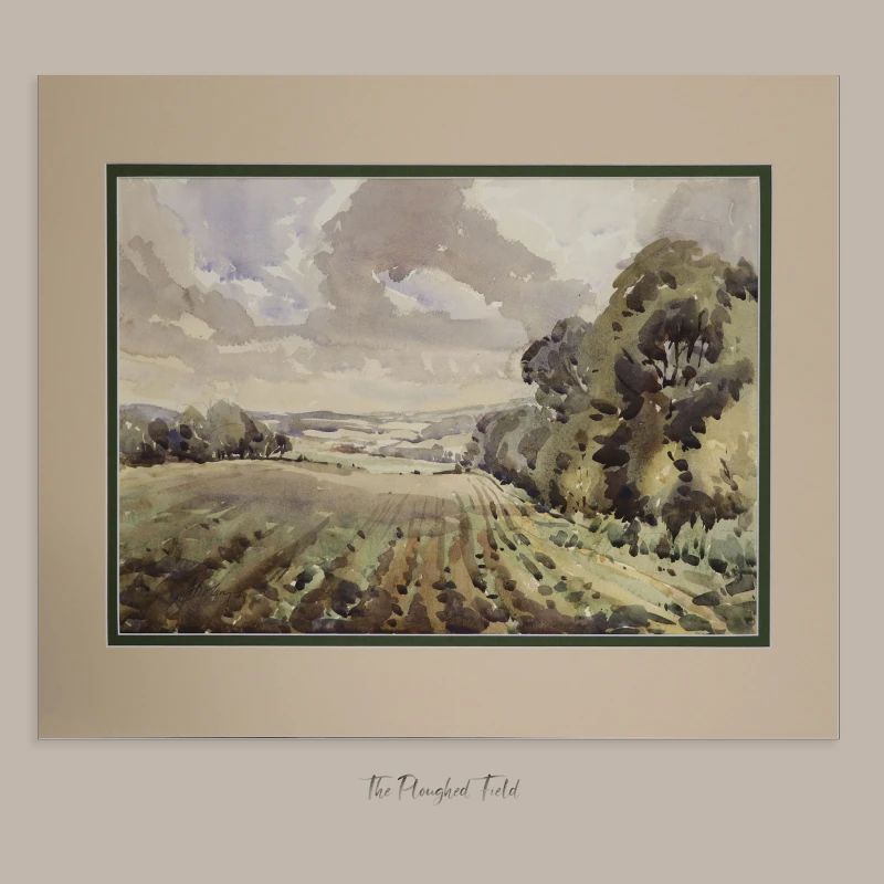 The Ploughed Field Fine Art Print