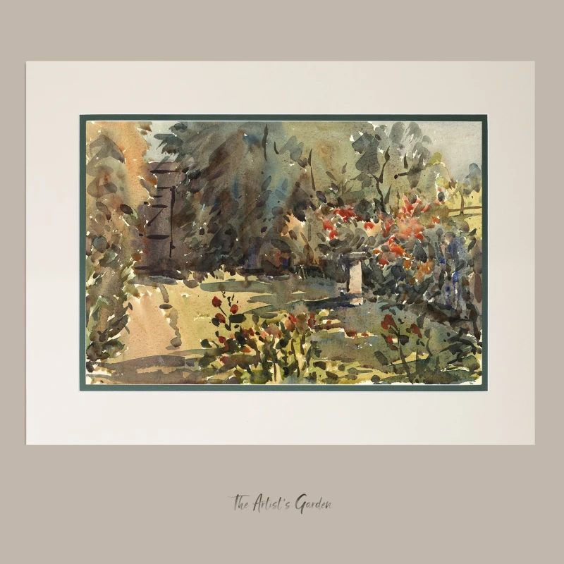 'The Artist's Garden' Fine Art Print