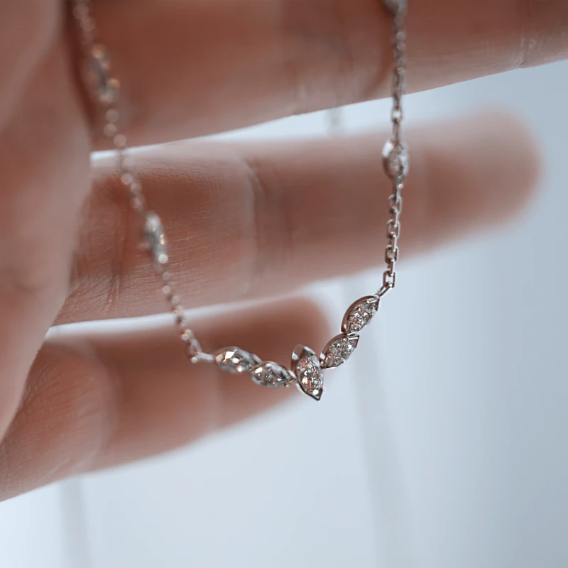 18k-gold-marquise-diamond-necklace