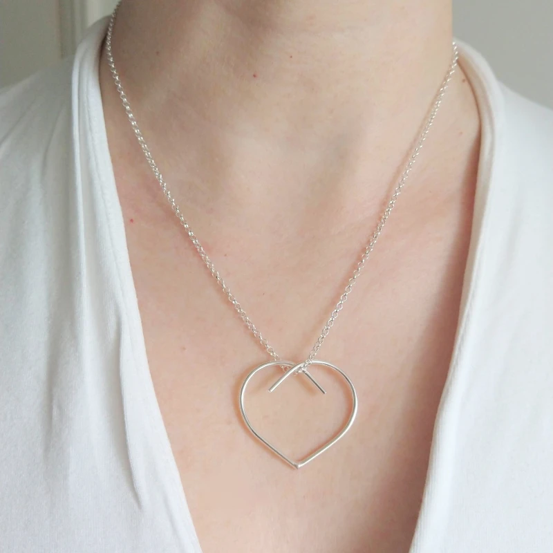Heart pendant necklace - Maxi 
