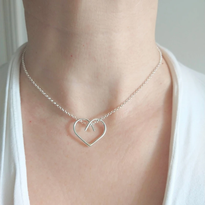 Heart pendant necklace - Midi 
