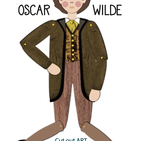 Oscar Wilde Cut Out Articulated Paper Puppet