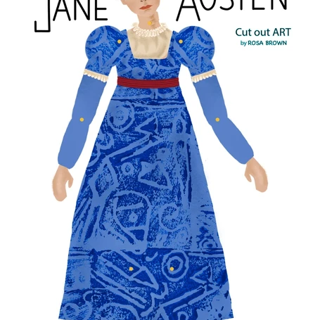 Jane Austen Articulated Puppet