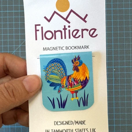 Magnetic Bookmark Rooster