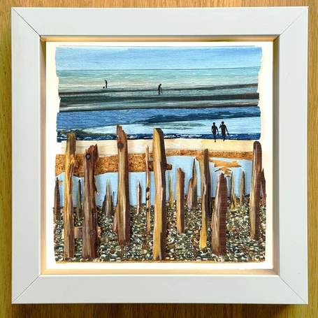 Paper Cut Out Beach Sea Side in Rye